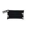Zipper Wallet with D Ring Buckle (4 Zippers on One Side)
