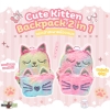 Cute Kitten Backpack ( 2 in 1)